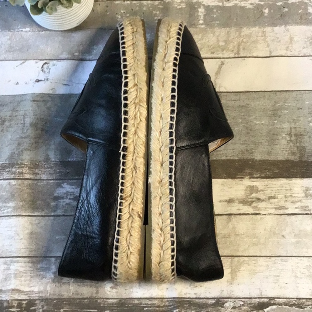 CHANEL Black Espadrilles Sz EU 41 - Picture 3 of 11